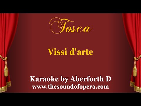 KARAOKE - Vissi d'arte - Tosca (Puccini) | Aberforth D