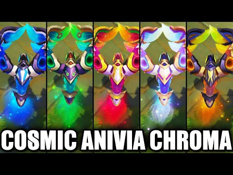 All Cosmic Flight Anivia Chroma Skins Spotlight (League of Legends)