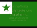 Himno de Esperanto La Espero National Anthem ...