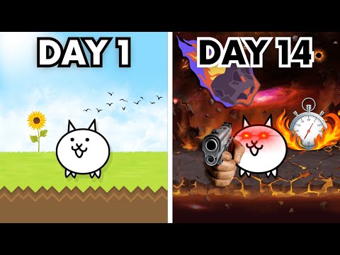 Can You Speedrun The Battle Cats in Just 14 DAYS? (The Battle Cats x TOS)