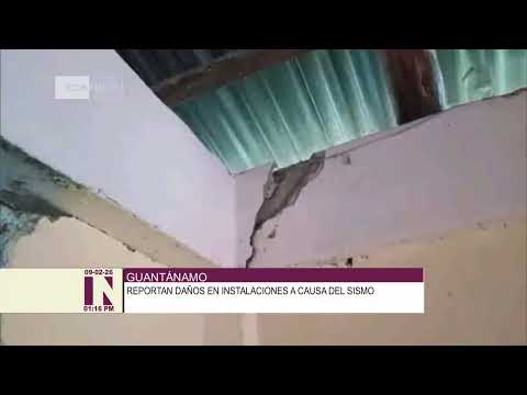 Daños en Guantánamo por sismo