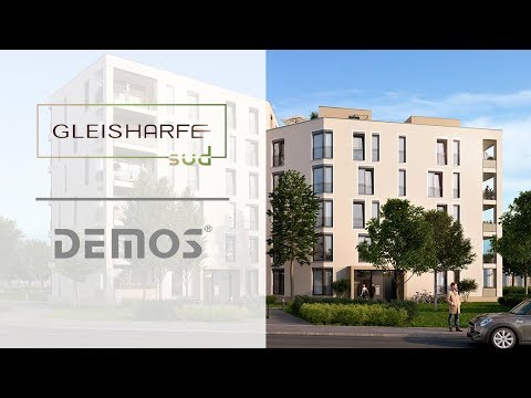 Referenzvideo zum Neubauprojekt "GLEISHARFE süd" - Eigentumswohnungen in München-Neuaubing - DEMOS