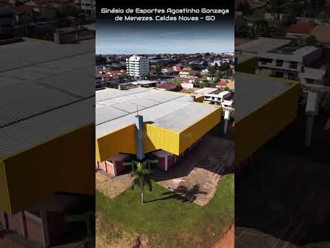 CALDAS NOVAS GOIÁS, PROJETO VISÃO AÉREA - GINÁSIO DE ESPORTES AGOSTINHO GONZAGA DE MENEZES.