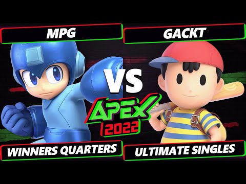Apex 2022 Winners Quarters - MPG (Mega Man) Vs. Gackt (Ness) - SSBU Ultimate Tournament