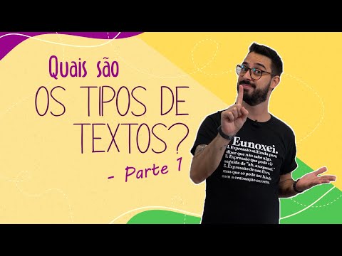 Quais são os Tipos de Textos? | Pt. 1 -  ENCCEJA 2021