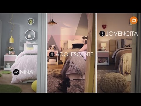 Decora una habitación para niña, adolescente y jovencita