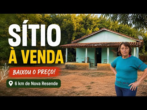 💦Rico em água! Sítio à venda no Sul de Minas | Baixou o preço | 6 km de Nova Resende
