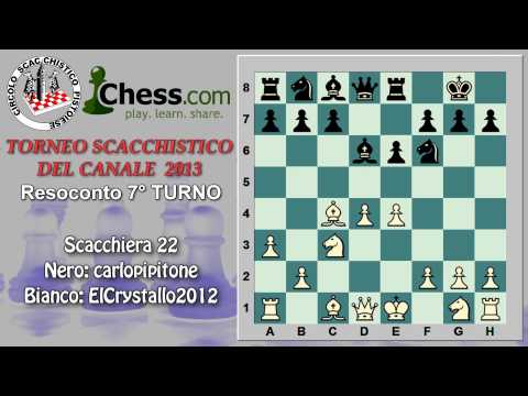 Torneo Scacchistico del Canale 2013 - Riepilogo e Commenti TURNO 7 (INIZIO TURNO 8)