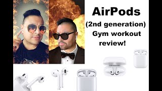 Apple AirPods 2 2nd generation Gym workout review!