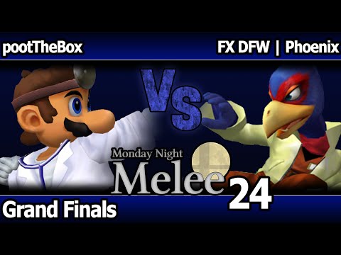 MNM 24 Melee - pootTheBox (Dr Mario) vs FX DFW | Phoenix (Falco) - Grand Finals