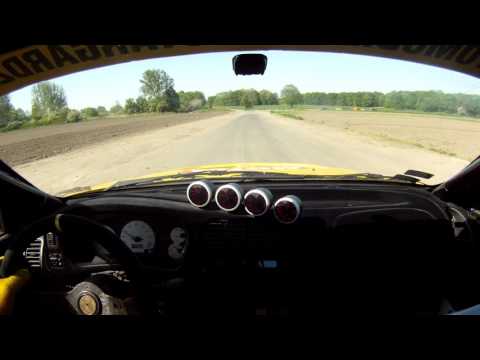 37. Rajd Magnolii PS4, Stefankiewicz/Koszuta Lancer Evo 5