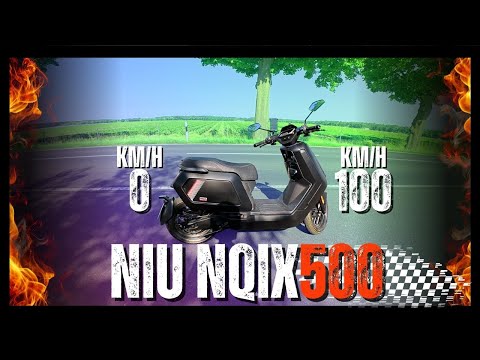 NIU NQIX500 von 0 auf 100KM/H 🔥 SPORT - RACE - MASTER 🔥 Wie schnell beschleunigt die NIU NQIX500?