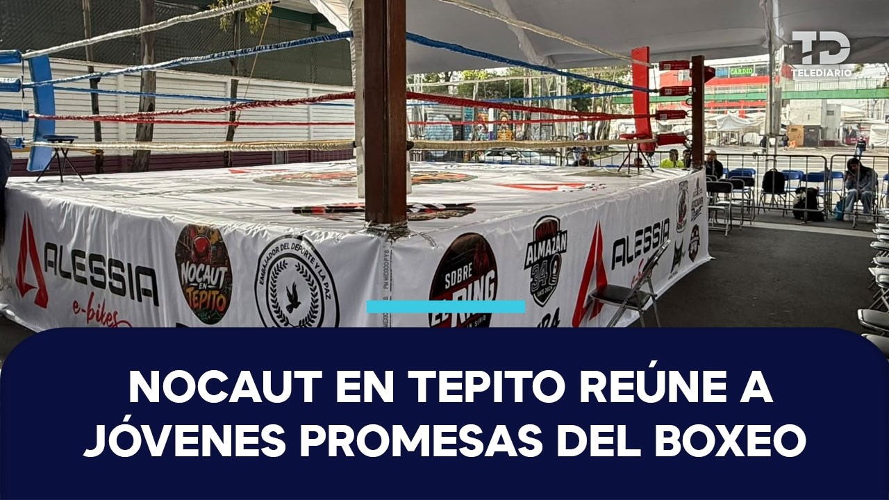 'Nocaut en Tepito': el evento que impulsa el talento joven en el histórico barrio de la CdMx