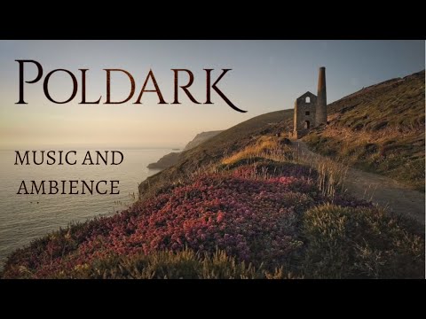 Poldark Music and Ambience | Nampara's Cliffs & Seaside | ASMR | 1hr