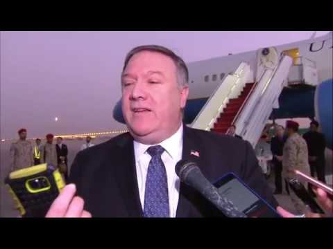 US Secretary of State Mike Pompeo met with Turkish President Recep Tayyip Erdogan. Pompeo was there to discuss the disappearance and alleged killing of Saudi writer Jamal Khashoggi with Turkey's President. (Oct. 17)