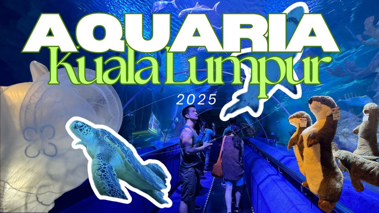 An adventurer embarks on a captivating journey to Aquaria KLCC.