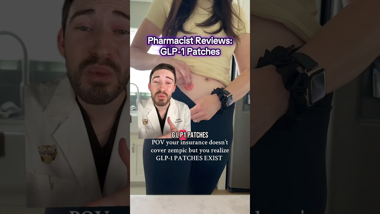 GLP-1 patches?!! Do they work or are they fake and unsafe. Pharmacist reviews #glp1 #weightloss