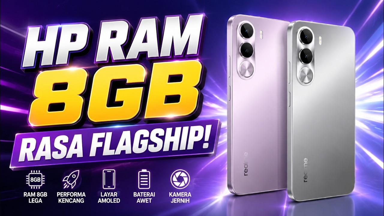 Beli HP RAM Kecil Cuma Bikin Emosi‼️ Ini 6 HP RAM 8GB Fisik Paling Worth It di 2026