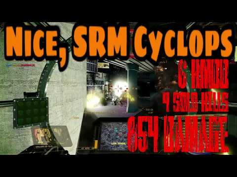 MWO Quickplay | Cyclops (CP-10-Q) | nice srm cyclops (6 kmdd and 854 damage)