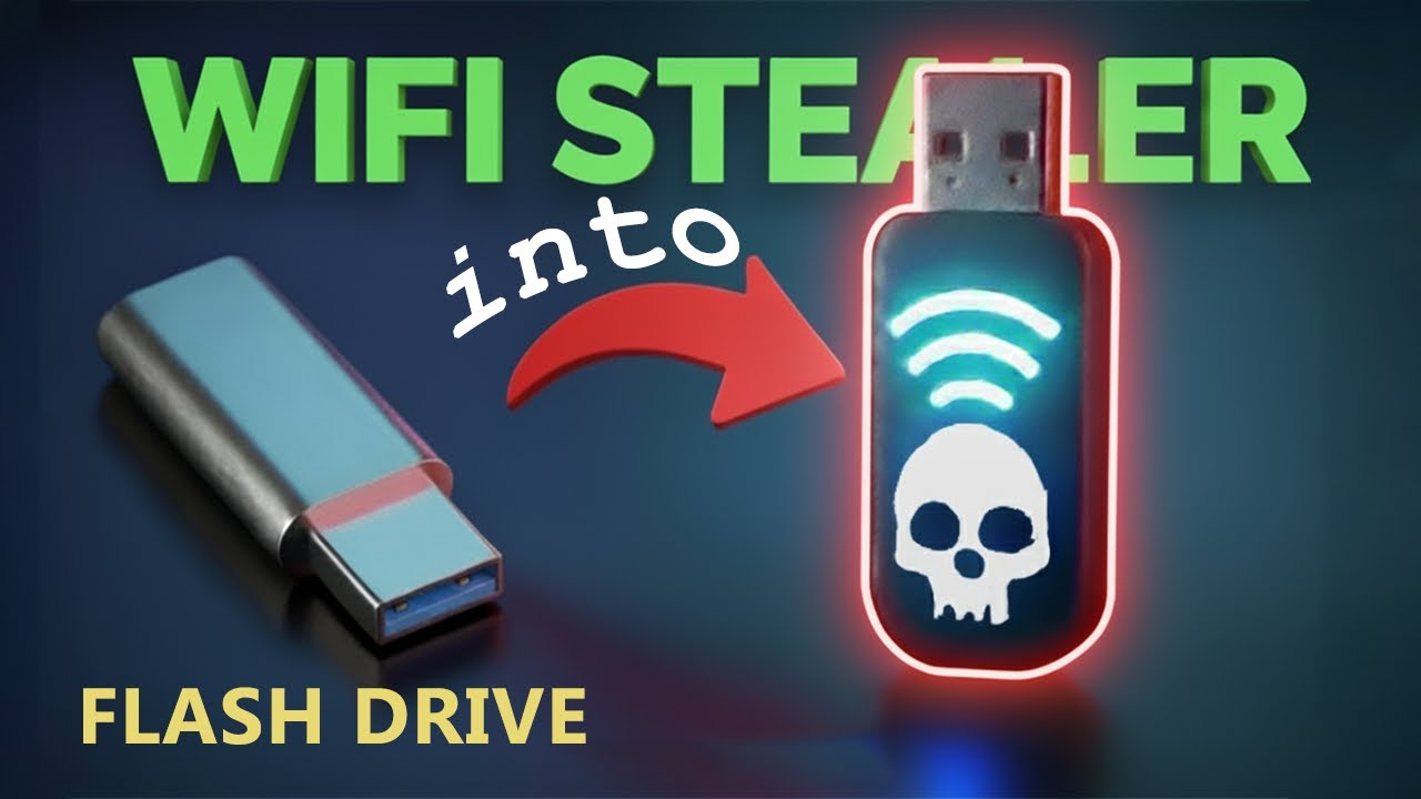 USB Flash Drive Becomes a WiFi Password Hacker | DIY in 5 mins