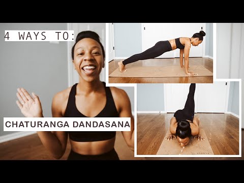 Chaturanga Dandasana | 4 VARIATIONS + MODIFICATIONS for  Your Practice!