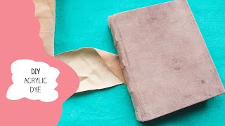 How to Dye Fabric with Acrylic Paint | Markedcrafters