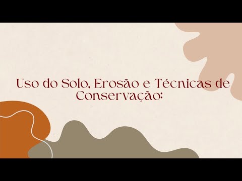 Uso do Solo, Erosão e Técnicas de Conservação