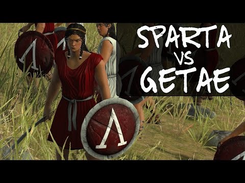 Total War Rome 2 Online Battle 142 Sparta vs Getae