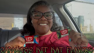 TRYING JAPANESE KIT KAT FLAVORS FOR THE FIRST TIME #THEREVIEWQUEEN