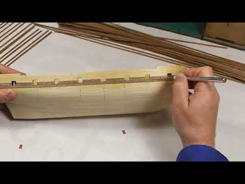 CASCO-22- Como colocar el segundo forro del casco 1. HMS BEAGLE - Modelismo Naval