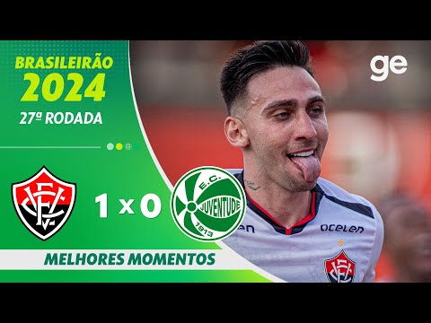 Gols e lances de Vitória x Juventude-RS