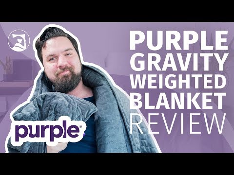 Purple Gravity Weighted Blanket Review - Heavy Pressure?
