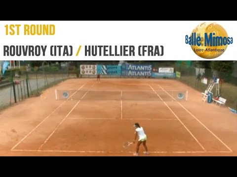 ROUVROY (FRA) vs HUTELLIER (FRA) Round 1 - Center court