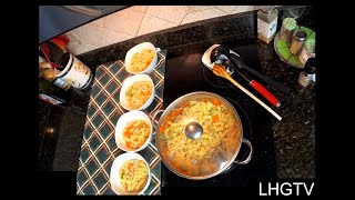 LHGTV // My Chicken Noodle Soup in 5 Minutes //