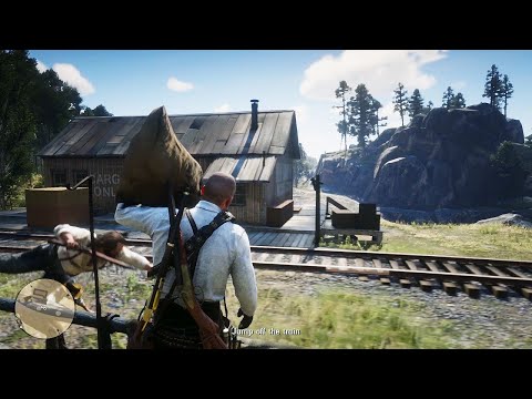 Waiting For The Last Possible Second To Jump Red Dead Redemption 2
