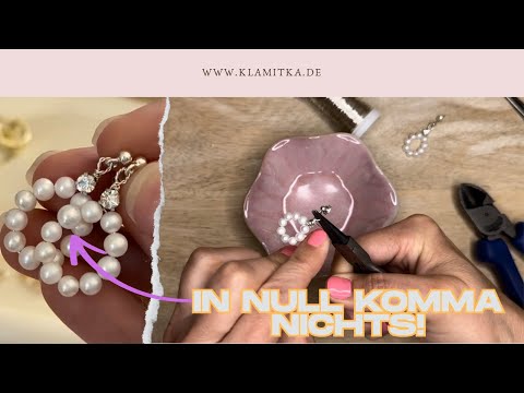 ✨ Ohrringe selber machen – In null Komma nichts zum fertigen Paar!