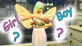 Baby Boy or Girl ? Fairy Fantasy SIMS 4 Game Let's Play  Video Part 17