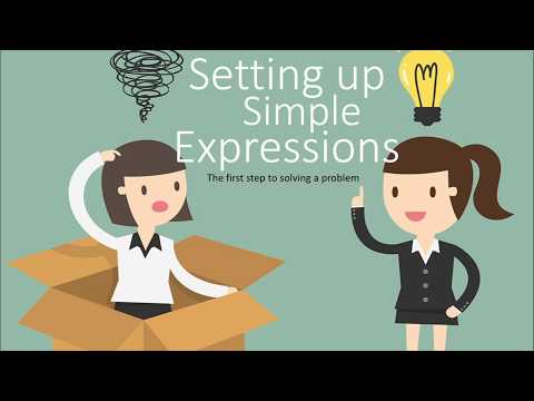Setting up Simple Expressions