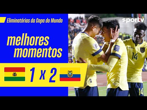 Gols e lances de Bolívia x Equador