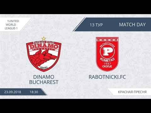 AFL18. United World. League-1. Day 13. Dinamo Bucharest - Rabotnicki.FC