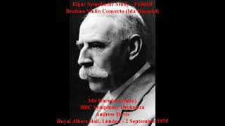 Download lagu Elgar Falstaff, Brahms Violin Concerto (Ida Haendel) - BBCSO - Andrew Davis (RAH, 1975) mp3