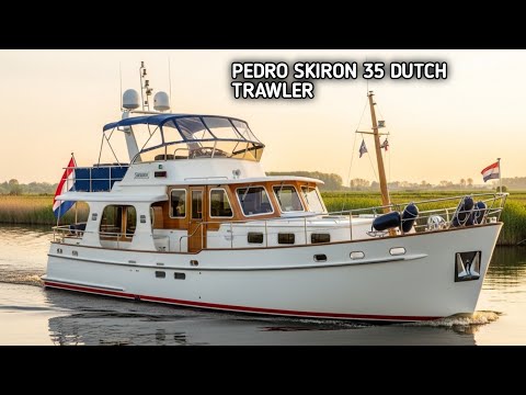 Pedro Skiron 35: Classic Dutch Steel Trawler Yacht Review & Walkthrough