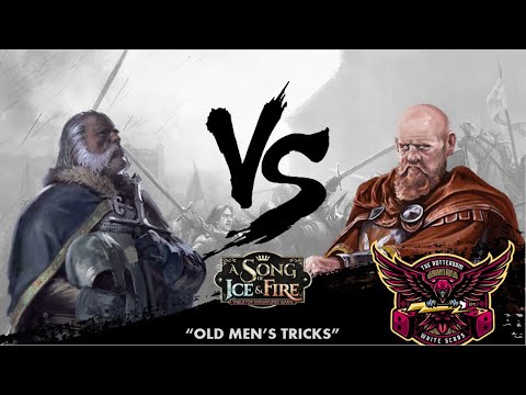 ASOIAF Battle Report 1.5 edition 40 pt: Baratheons (Cortnay Penrose) vs Starks (Rodrik Cassel)