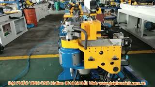 Máy uốn ống tự động thủy lực Cnc ironwood làm hàng wicker