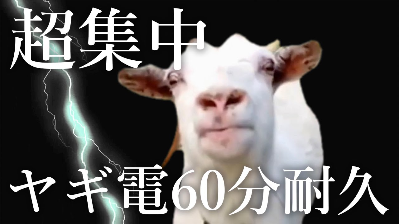 【作業用BGM】ヤギに電流走る【60分耐久】
