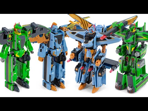 Super Train Robot 3 in 1 CR200J CR300BF New vs Old China High Speed Rail Train Transformation