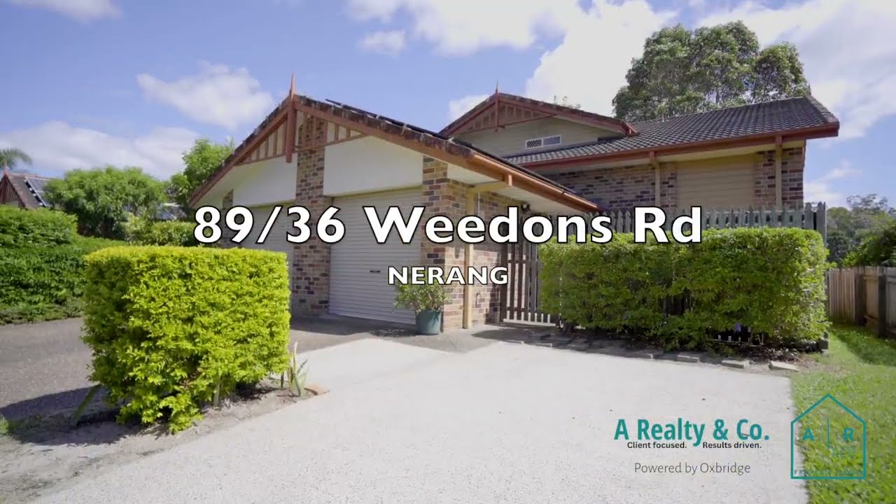 89/36 Weedons Road, Nerang QLD 4211-2bedrooms+study-2.5bathrooms-Townhouse