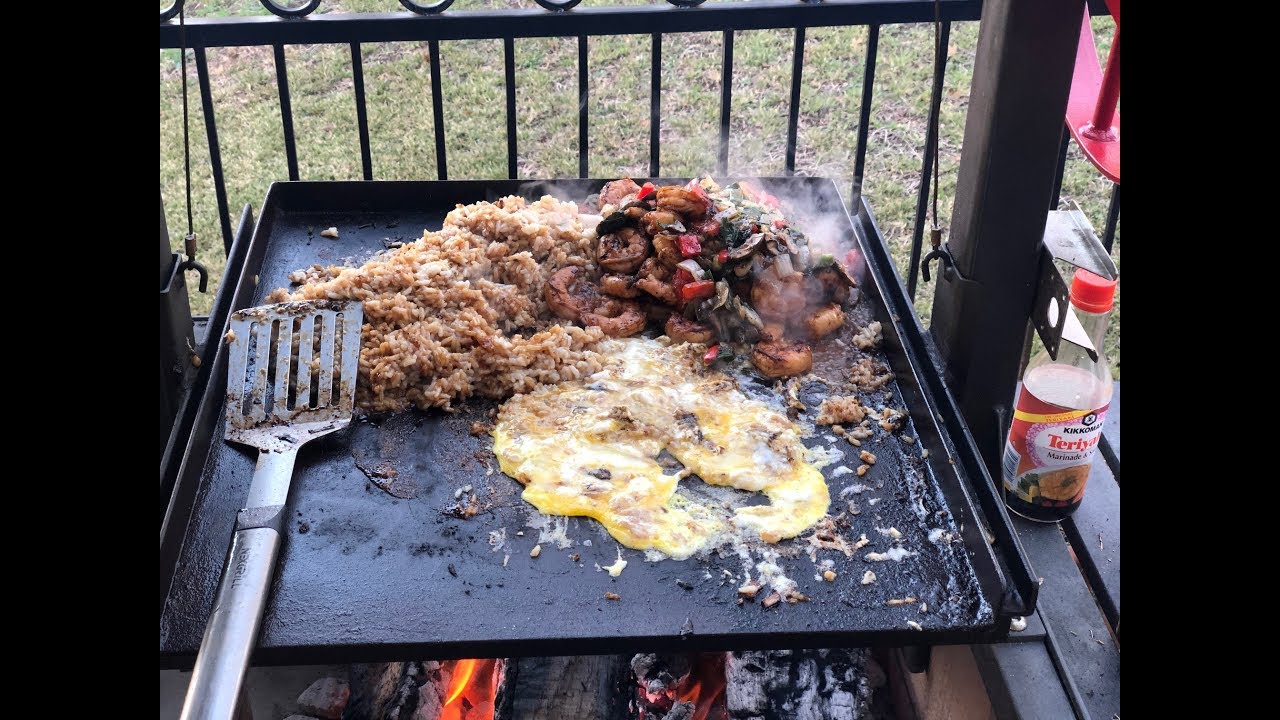 Hibachi Shrimp (Japanese Style) on the Santa Maria Grill