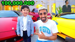 Meet a BILLIONAIRE'S SON - 100,000,000 Car Collection and Mansion (5 years old) !!!