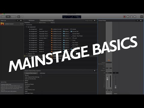 Mainstage + acoustic guitar BASICS